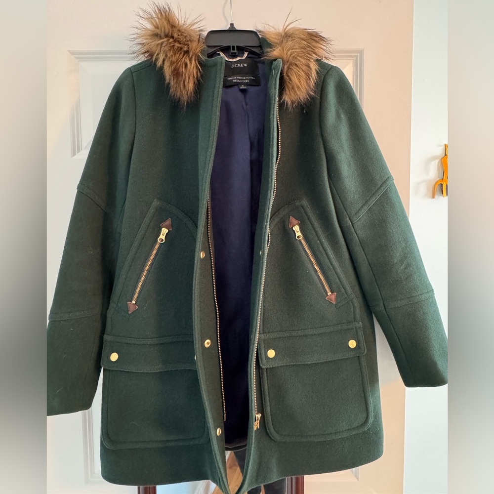 J. Crew Hunter Green Wool Jacket